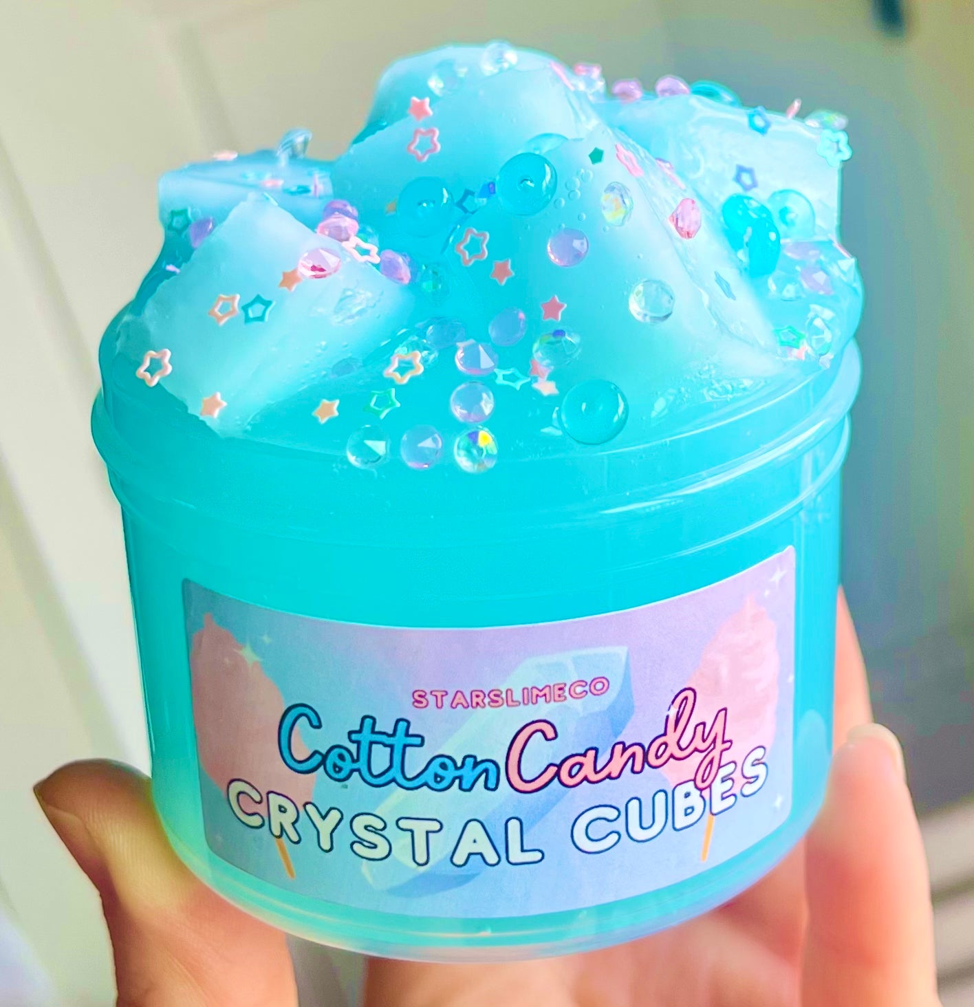 Cotton Candy Crystal Cubes